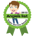 Angie's List 2012 Super Service Award icon
