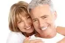 A smiling couple